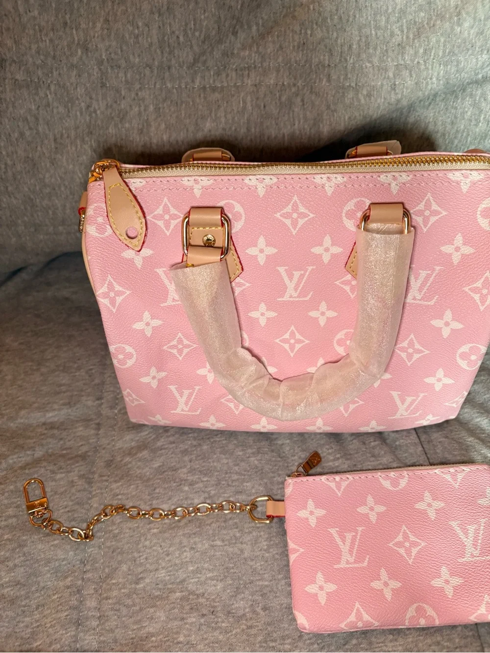 Pink satchel